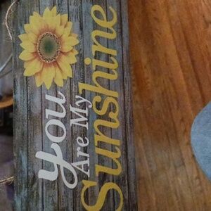 "You Are My Sunshine" wooden sign